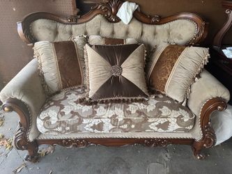 Couch in storage