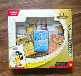 Pokemon TCG 30th anniversary celebration poster collection $40!!!
