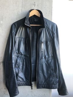 Armani Exchange leather jacket, size M