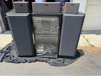 Sony stereo amps speakers and more