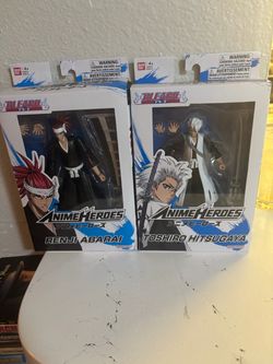 Bleach Bandai Anime Heroes Lot of 2: Toshiro (Factory Sealed) + Renji Abarai Like new
