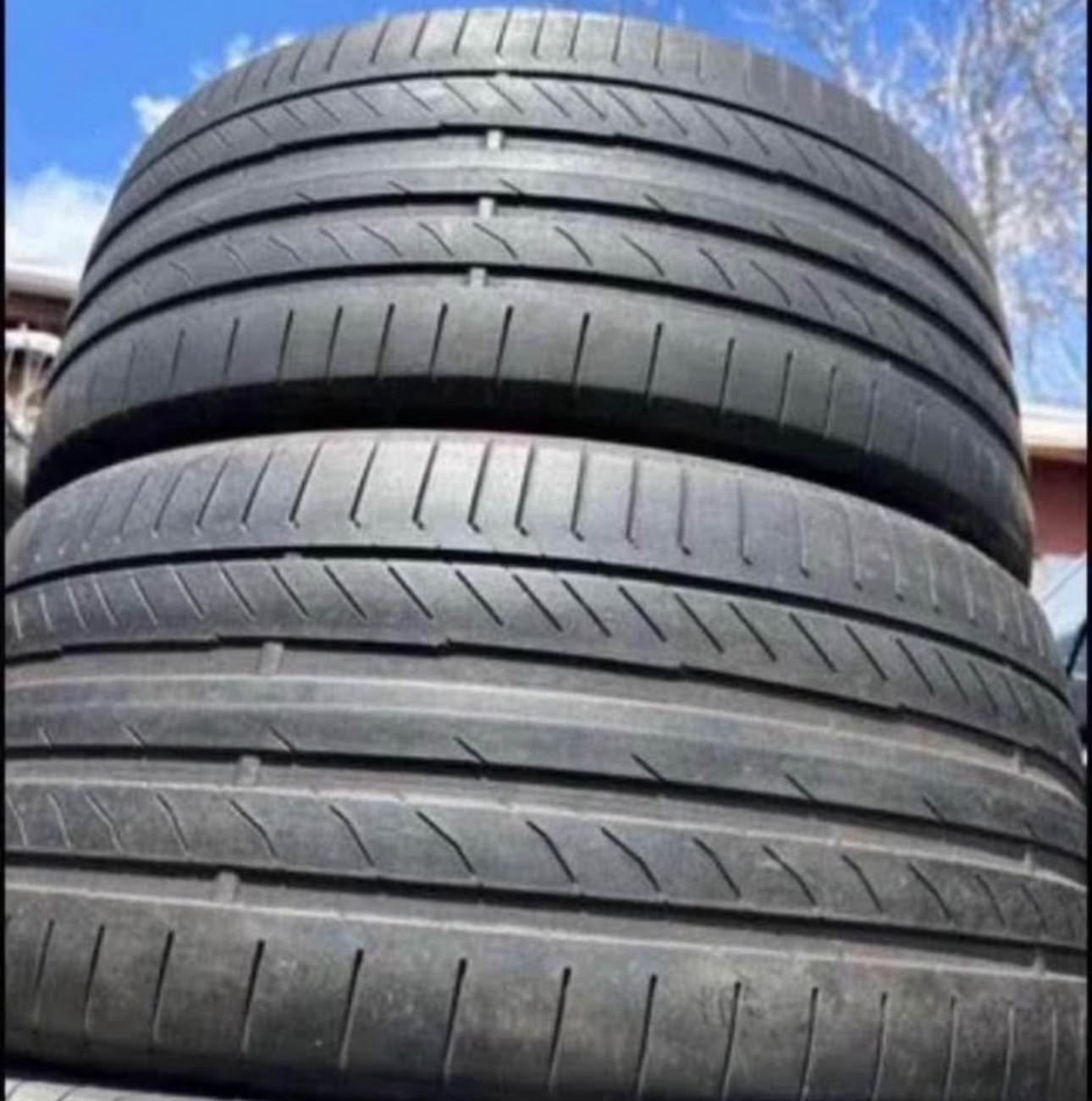 285 40 22 Continental contisportcontact 285/40/22 used tires 285/40R22
