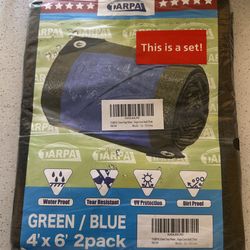 Green Blue Tarp