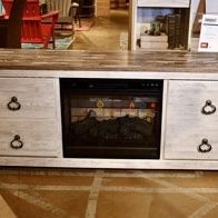 🇺🇸HUGE Ashley Furniture Blowout Sale!🇺🇸 Brand New TV Stand W/ Fireplace! $50 Down Takes It Home Today!