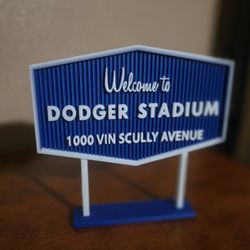 "Welcome to Dodger Stadium" Sign
