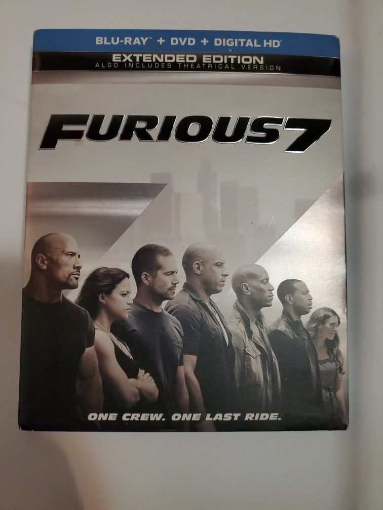 Furious 7 Blu-ray