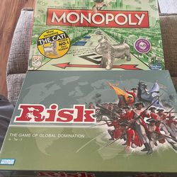 Monopoly & Risk Board Game NEW