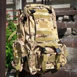 50L Tactical Backpack Backpacks 4 in 1 Molle Sport Bags Outdoor Hiking Camping