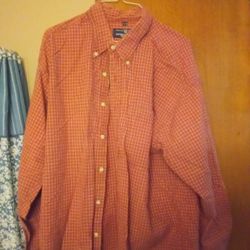 Men's Button Up Long Sleeved Shirt 