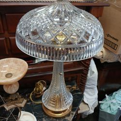 Antique Waterford Berkshire Crystal Lamp