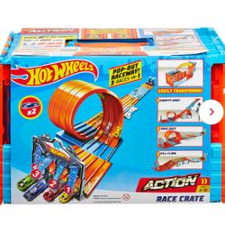 Used Hot Wheels Race Crate 