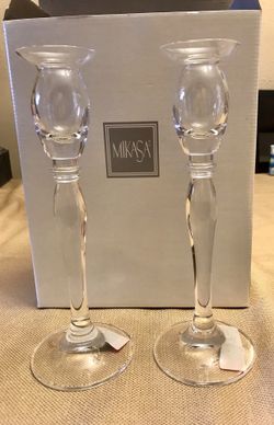 Mikasa candle holders