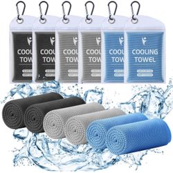 Cooling Towels (40"x12"), Breathable Gym Towels Cooling Towels for Neck and Face, Men & Women Workout Towel for Hot Weather, Sweat Towel for Gym Yoga,