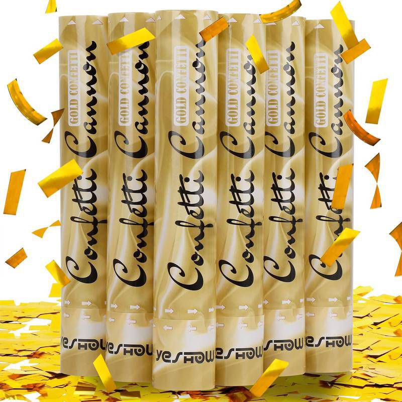 Gold Confetti Cannons