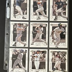 2000 Upper Deck Hitter’s Club Complete Set