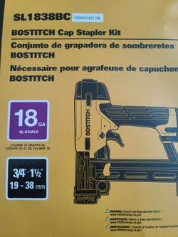 BOSTITCH Cap Stapler Brand New
