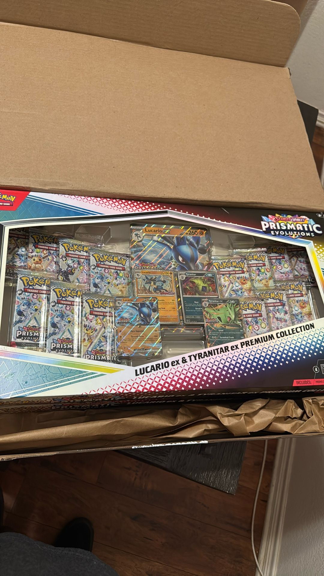 Prismatic Lucario Ex & Tyranitar Ex Premium Collection