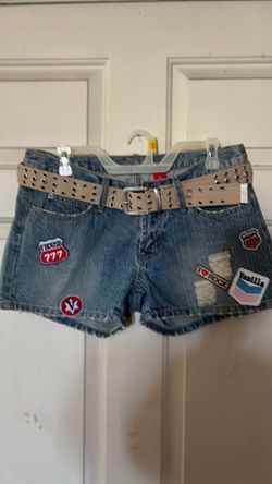 Vanilla jeans patched shorts size juniors 15