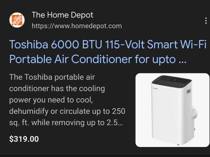 Toshiba Portable Ac