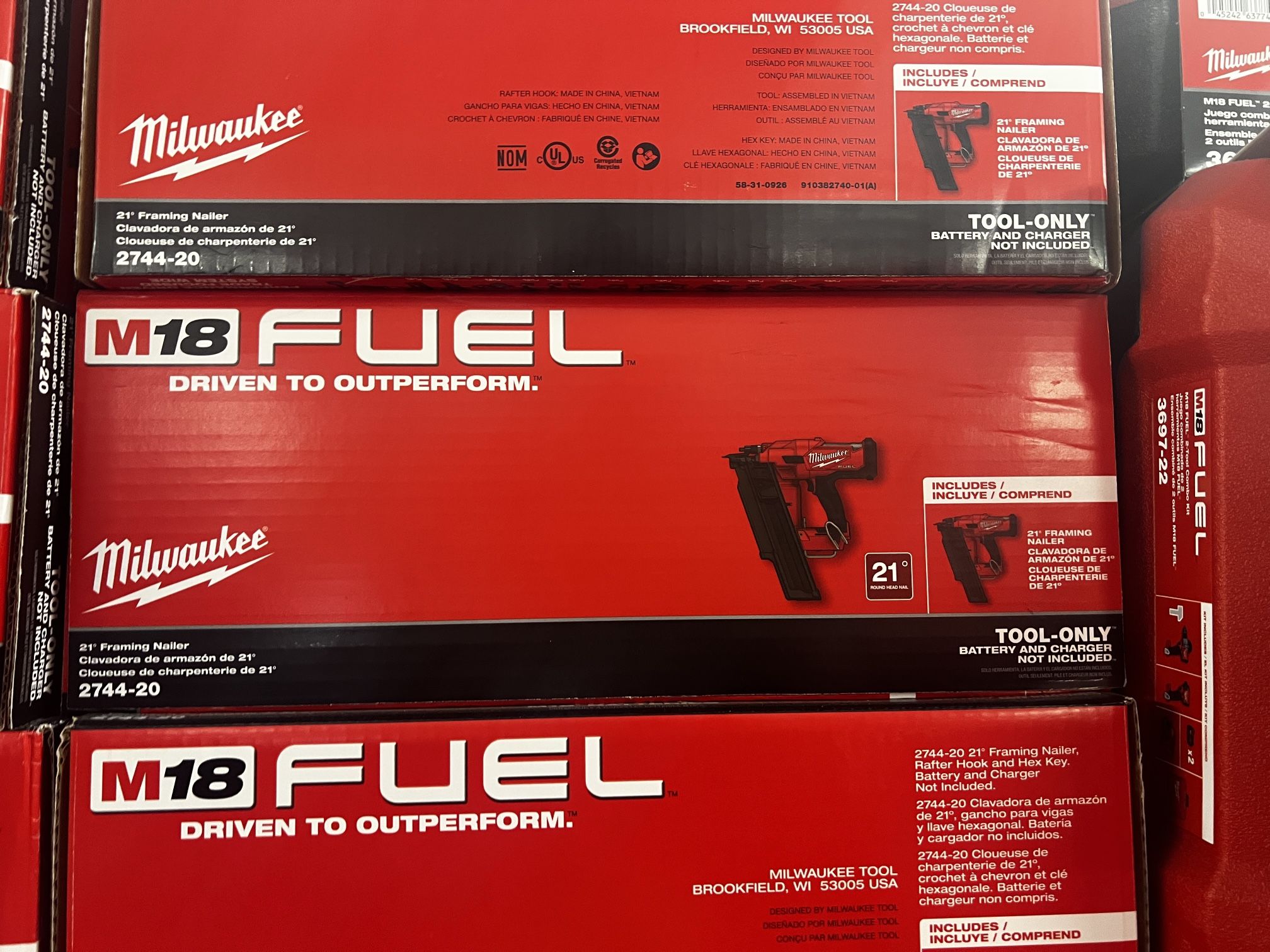 Milwaukee M18 Fuel 21 Framing Nailer Tool Only