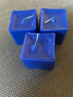 Set of 3 scented votive candles