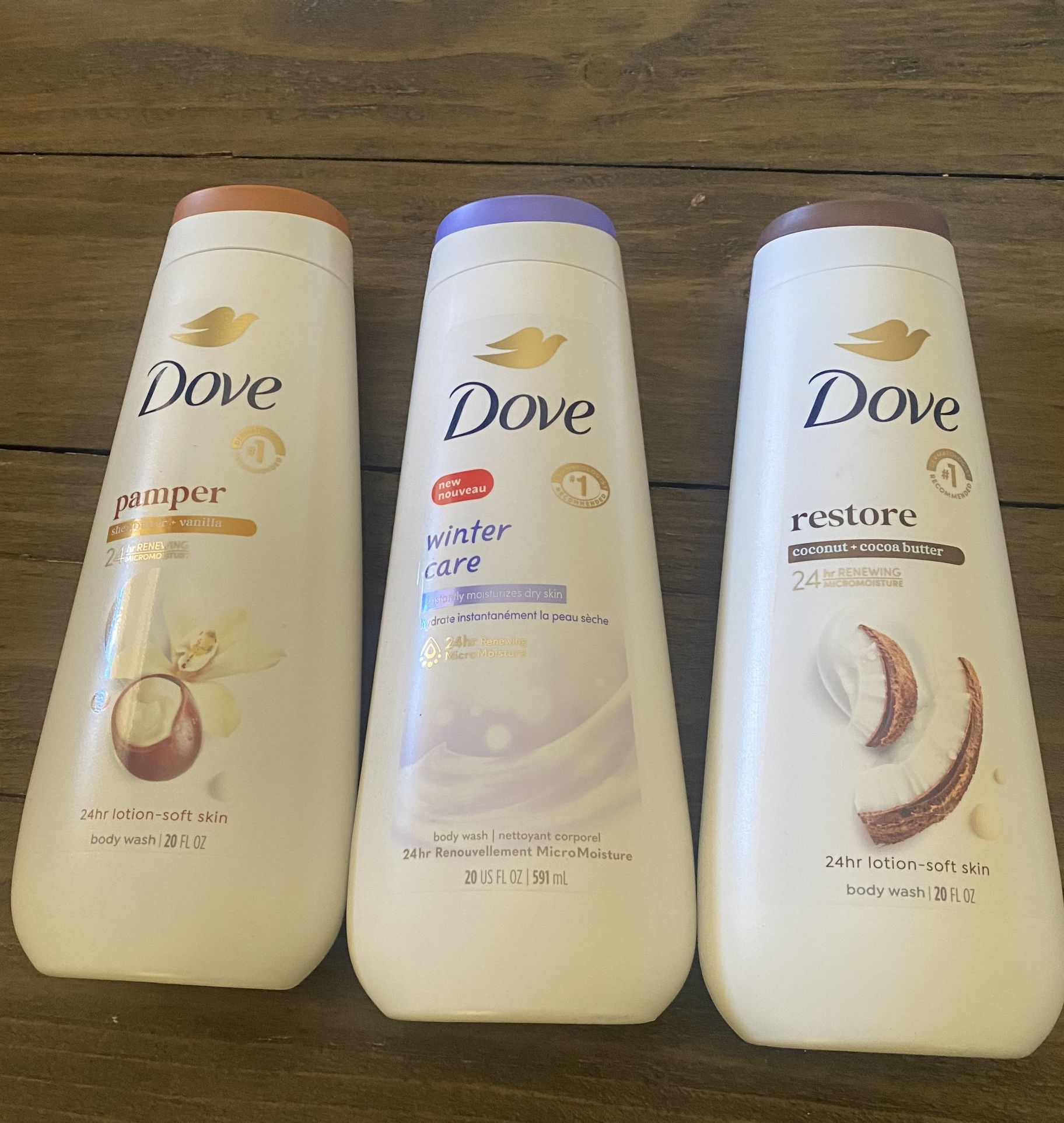 Dove 20oz Body Wash $5 Each