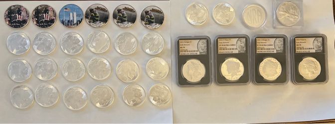 1 Troy ounce Silver coins