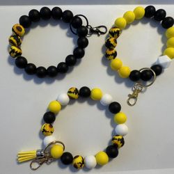 Sunflower Wristlet Keychains 