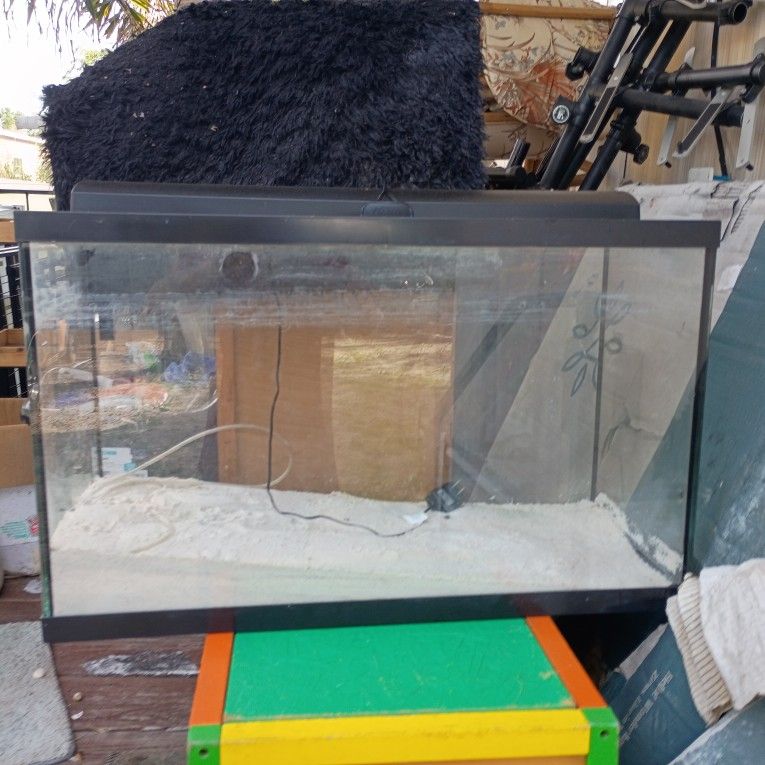 Fish Tank Set Up Salt Water Everything Goes With It