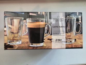 Espresso cups- 6, 4.4oz cups