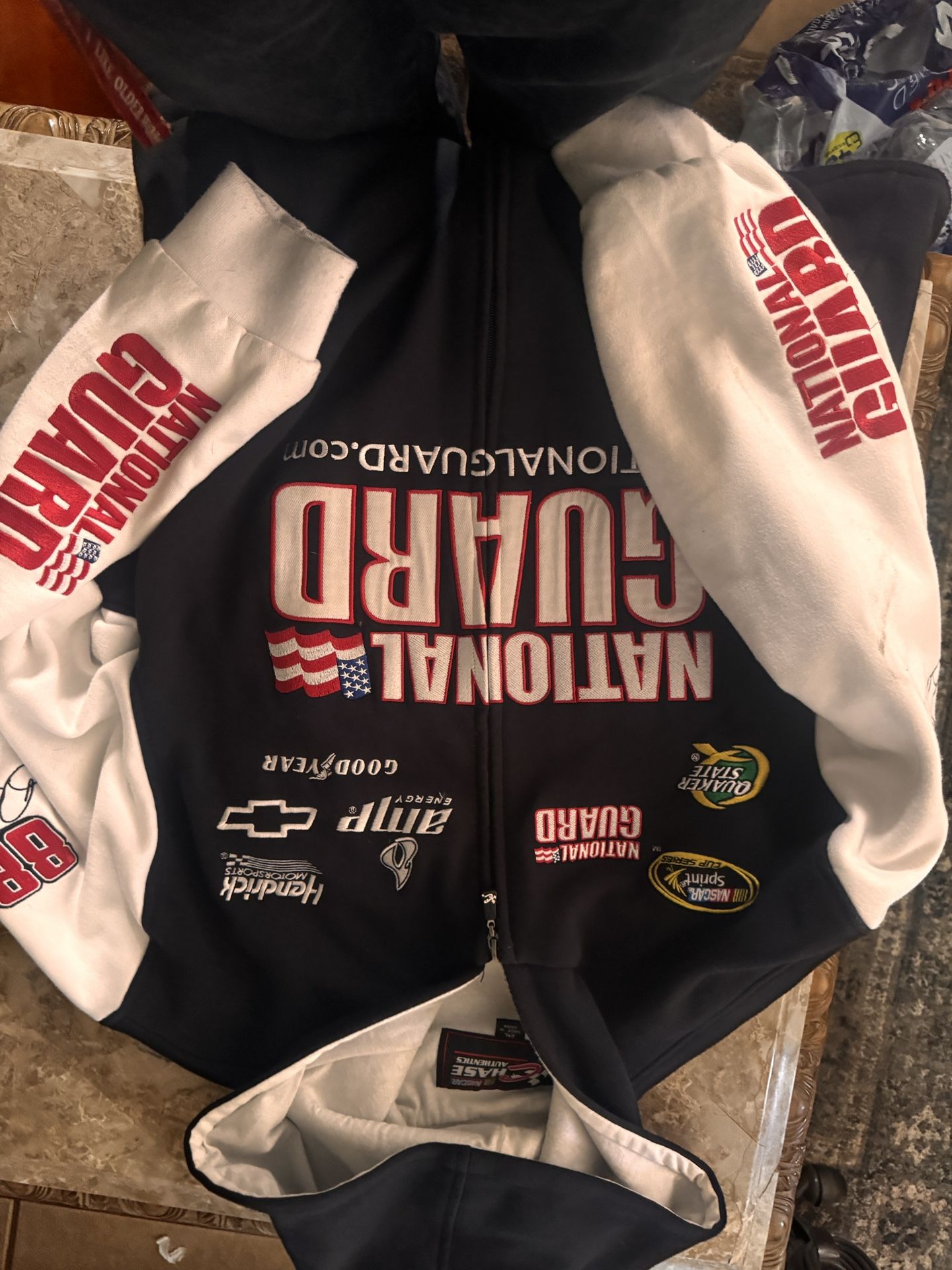 Nascar Dale Earnhardt Jr Jacket National Guard