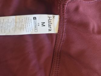 Halara Burgundy Leggings Size Medium