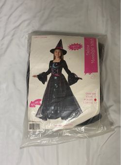 Deluxe Moonlight Witch Girls Costume Size M (8-10)