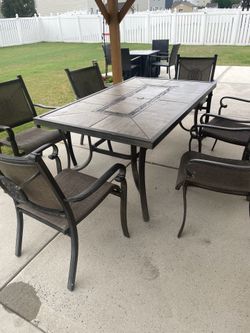 7 piece Patio dining set