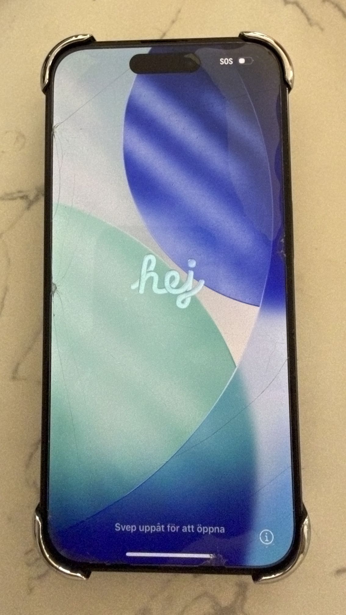 Apple iPhone 15 Plus 512GB Space Gray With Silver Arc “Case”