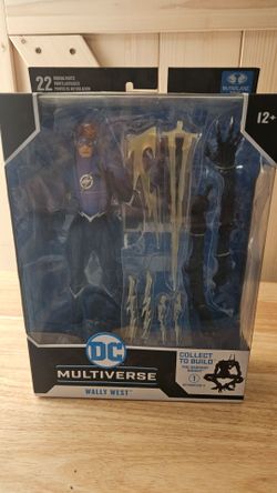 New McFarlane DC Multiverse Wally West Figure Speed Metal The Darkest Knight BAF