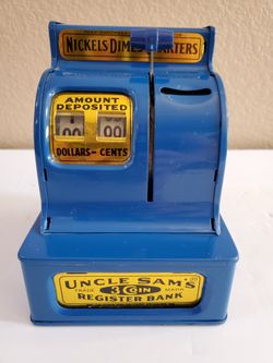 Vintage Uncle Sam 's 3-Coin Register 