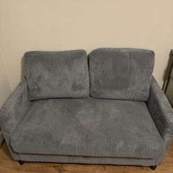 51’ Grey 2 seat couch