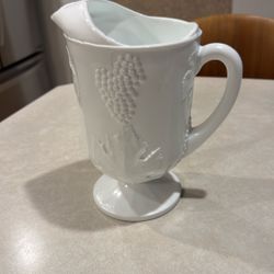 Pitcher Milk Glass $35
