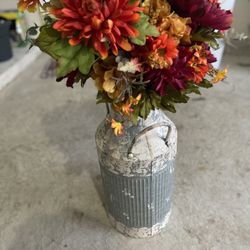 Metal Flower Vase