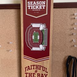 49ers Season Ticket Plaque 