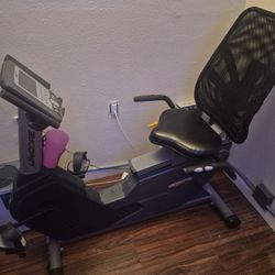 Recumbent Bike. LifeCore Fitness 850RB Space Saver