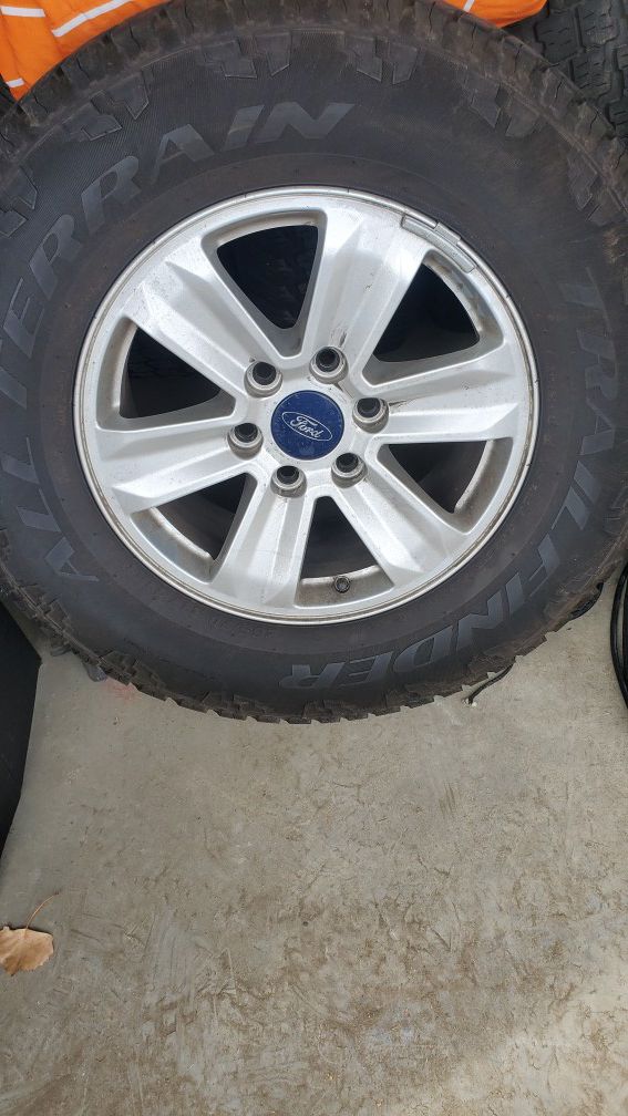 Ford F 150 Rims with tires