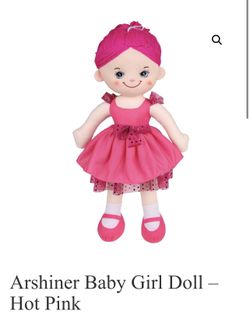 Arshiner Baby Girl Doll – Hot Pink BRAND NEW