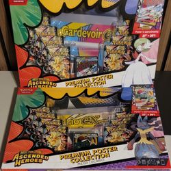 2X Pokemon Acsended Heroes Premium Poster Collection