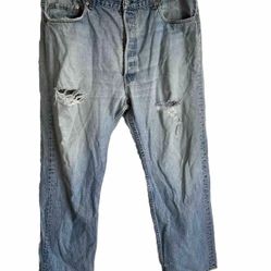 Vintage 501 Levi’s USA Distress Grunge Jeans Size 38 X29 Y2k 90ties