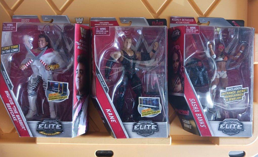 Wwe Elite Lot Of 3
