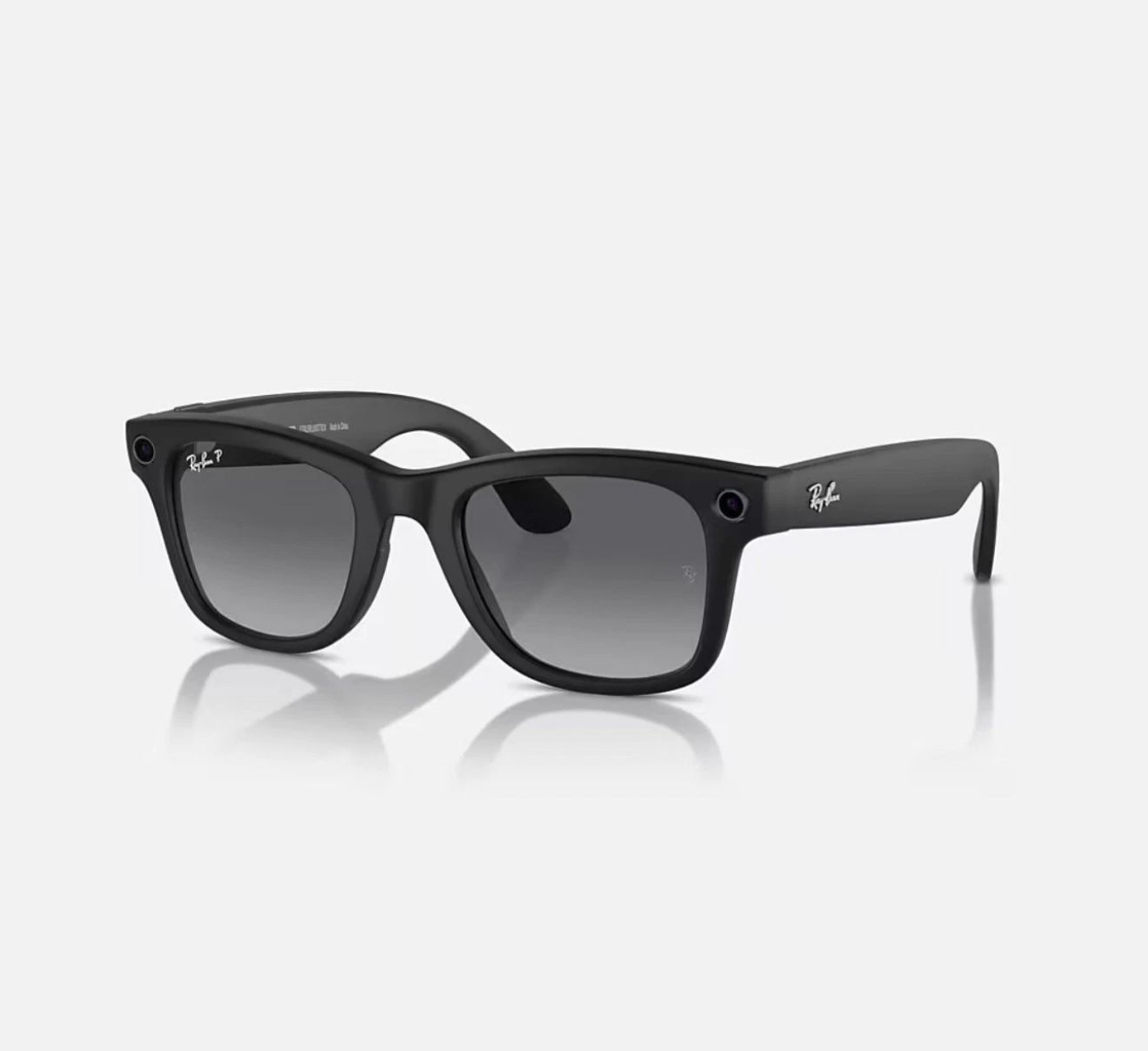 Ray-Ban Meta Wayfarer Smart Glasses Photo/Video Matte Black Polarized Gradient Graphite