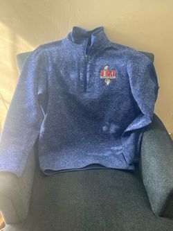 Super Bowl LVI LA Rams Quarter-Zip Fleece Pullover