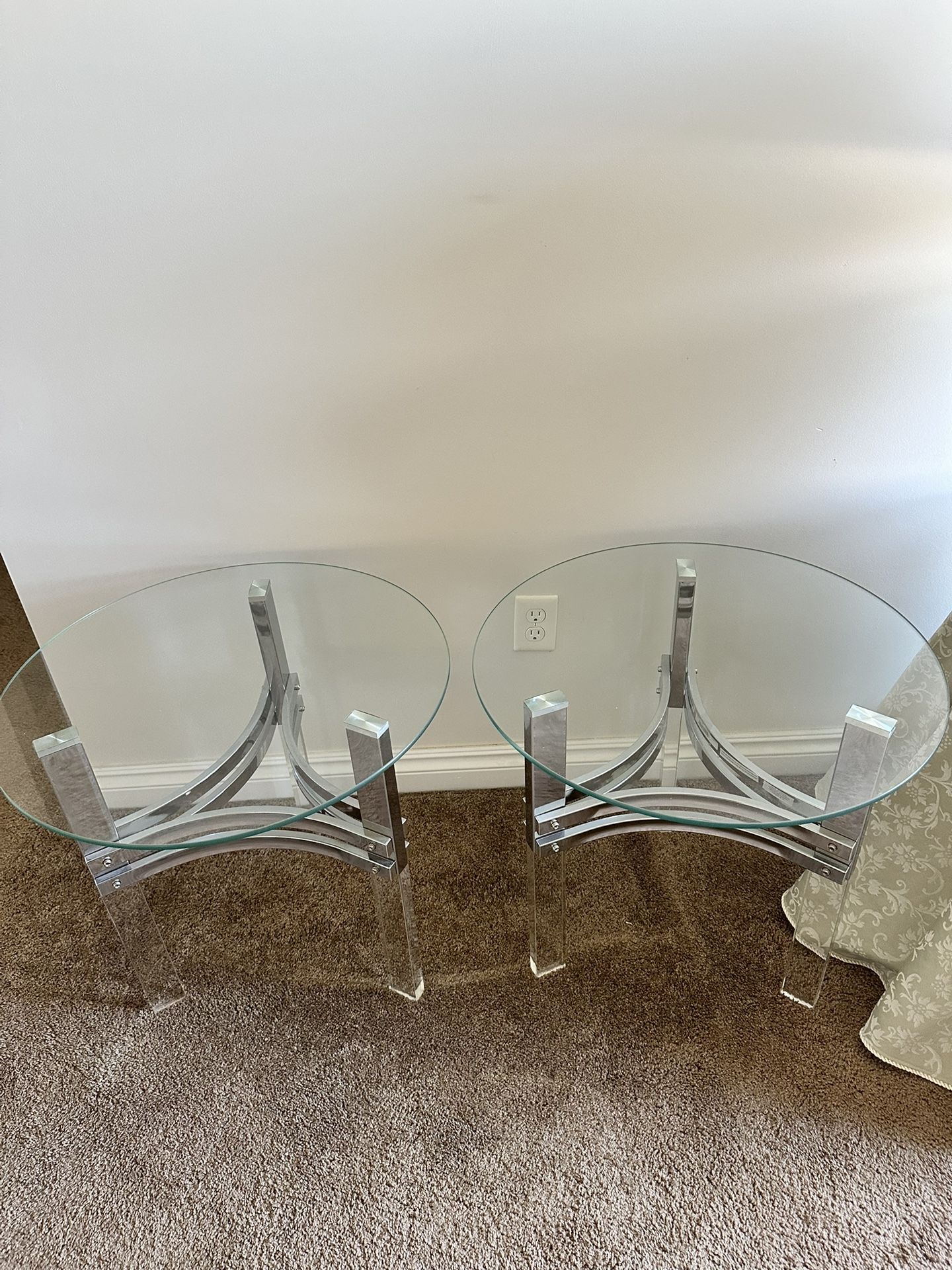 Glass End Tables 